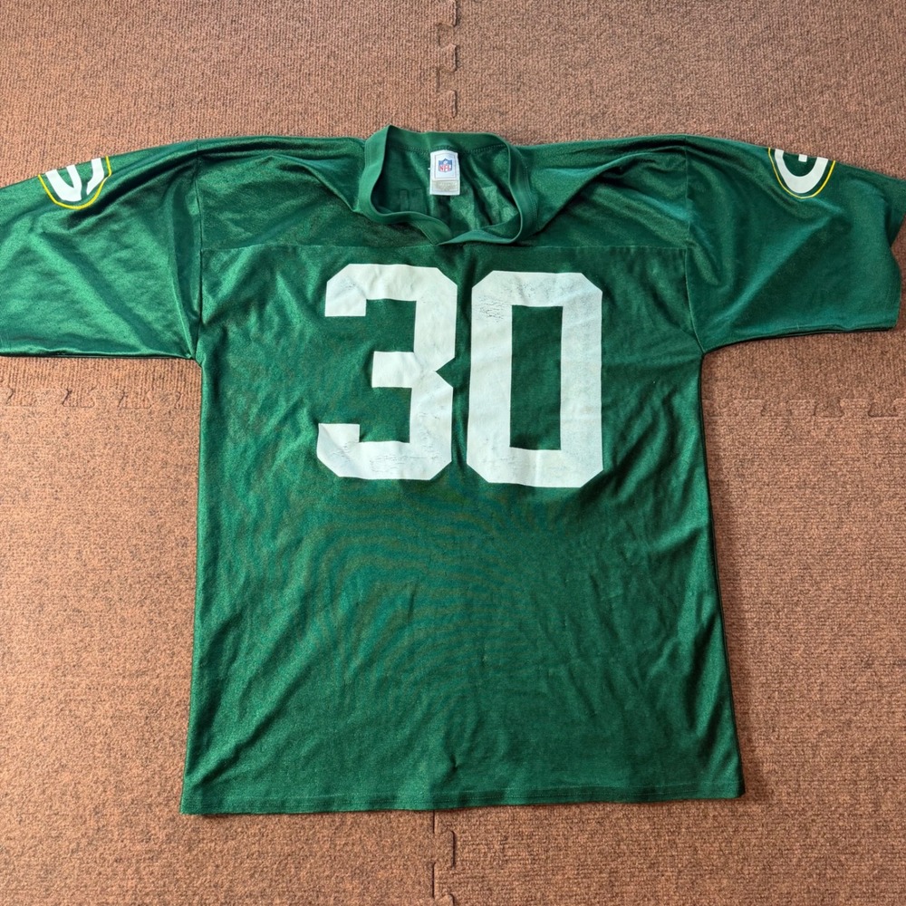 NFL Green Bay Packers Ahman Green 30 Jersey Mens Large Green Football Mesh